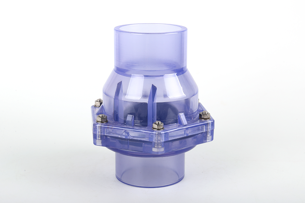 工业园区透明翻板式止回阀